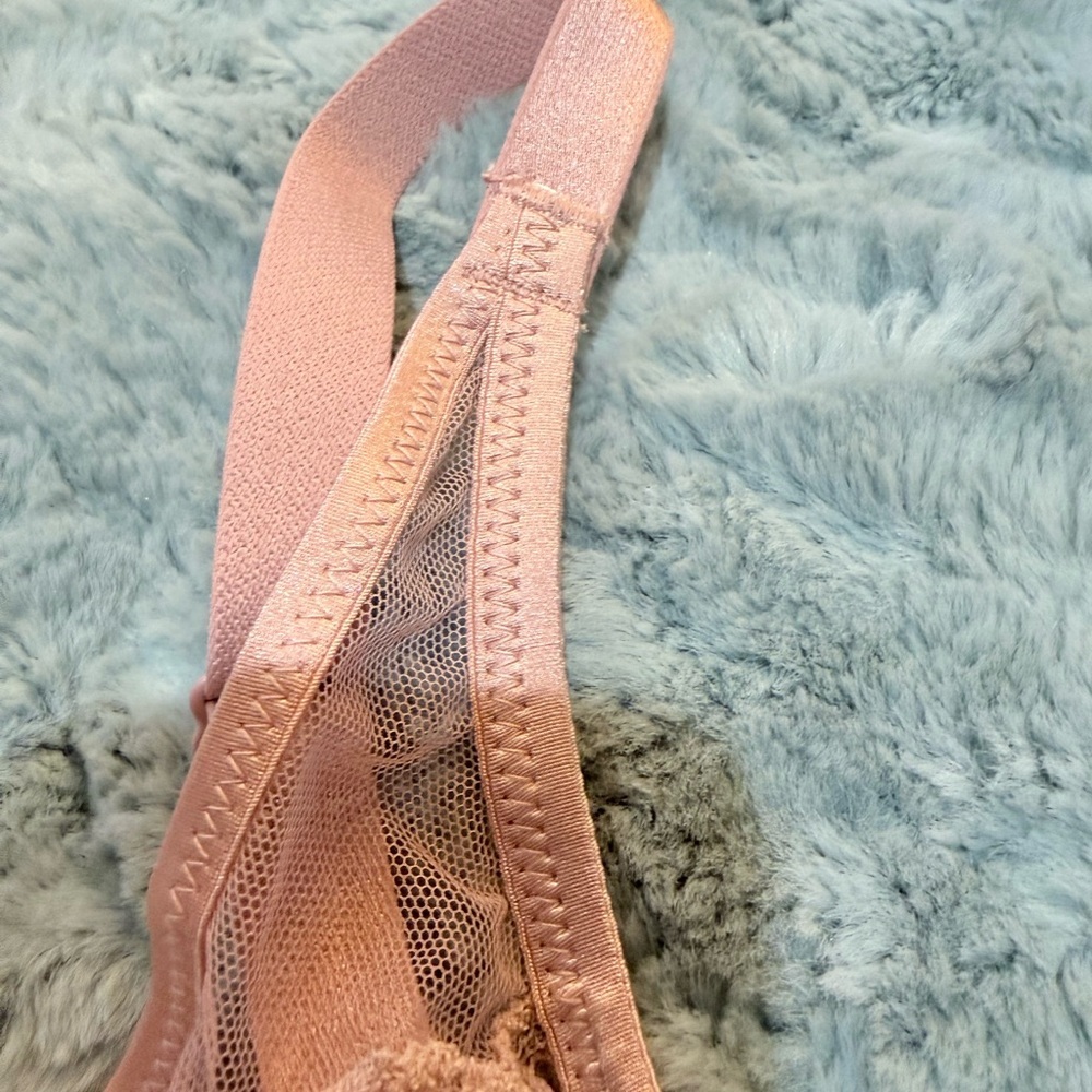 Panache Sabrina High Apex Balconette Underwire Lace Bra Dusty Pink Size 34E NWOT - Picture 4 of 8